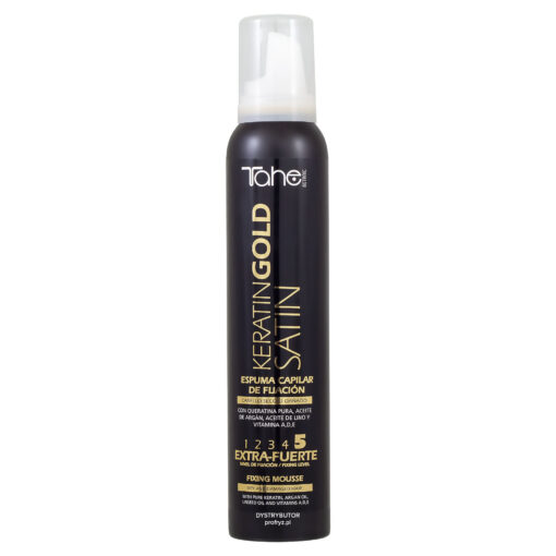 Pianka keratynowa do stylizacji włosów Tahe Keratin Gold Satin 5