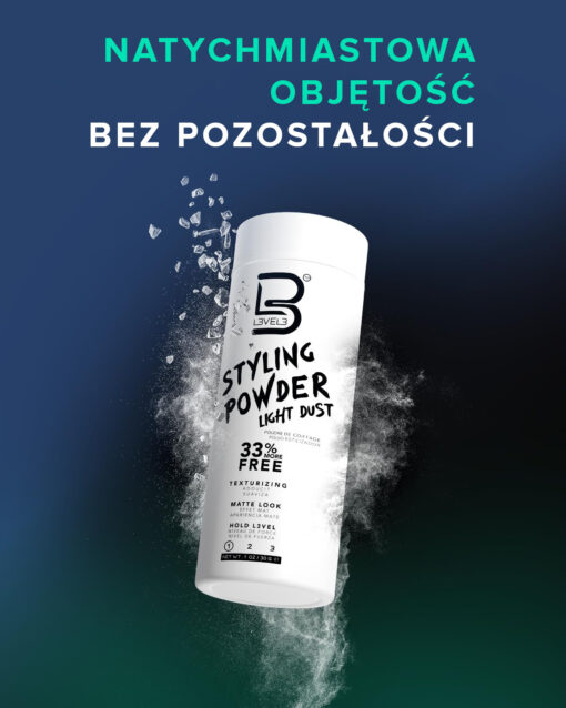 objętość włosów bez pozostałości super produkt level3 od dystrybutora