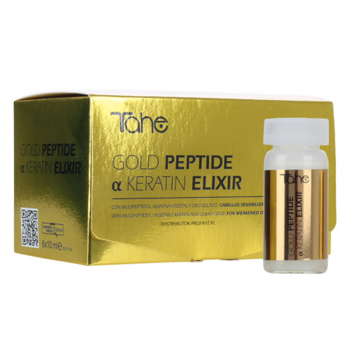 Kuracja peptydowa regenerująca włosy Tahe Gold Peptide Keratin Elixir