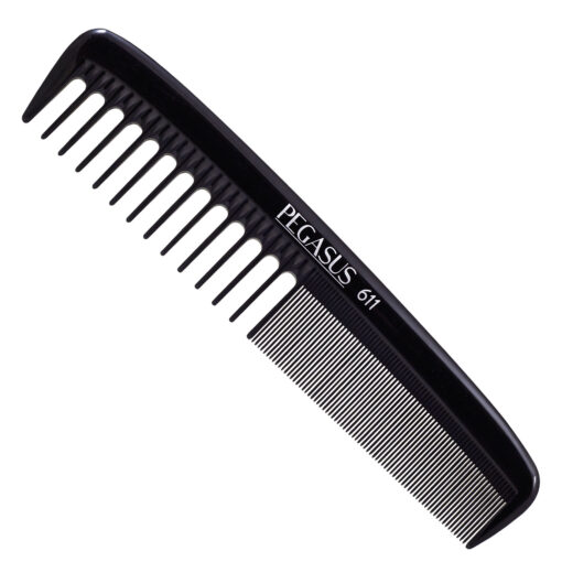 Profesjonalny grzebień fryzjerski Pegasus Barber 611 kauczuk