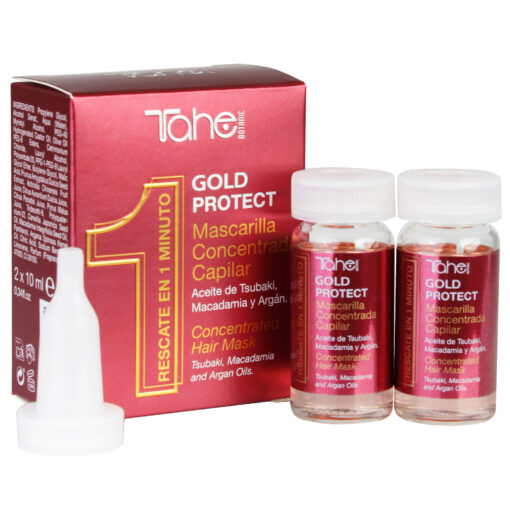 Maska do włosów farbowanych Tahe Gold Protect 2x10ml