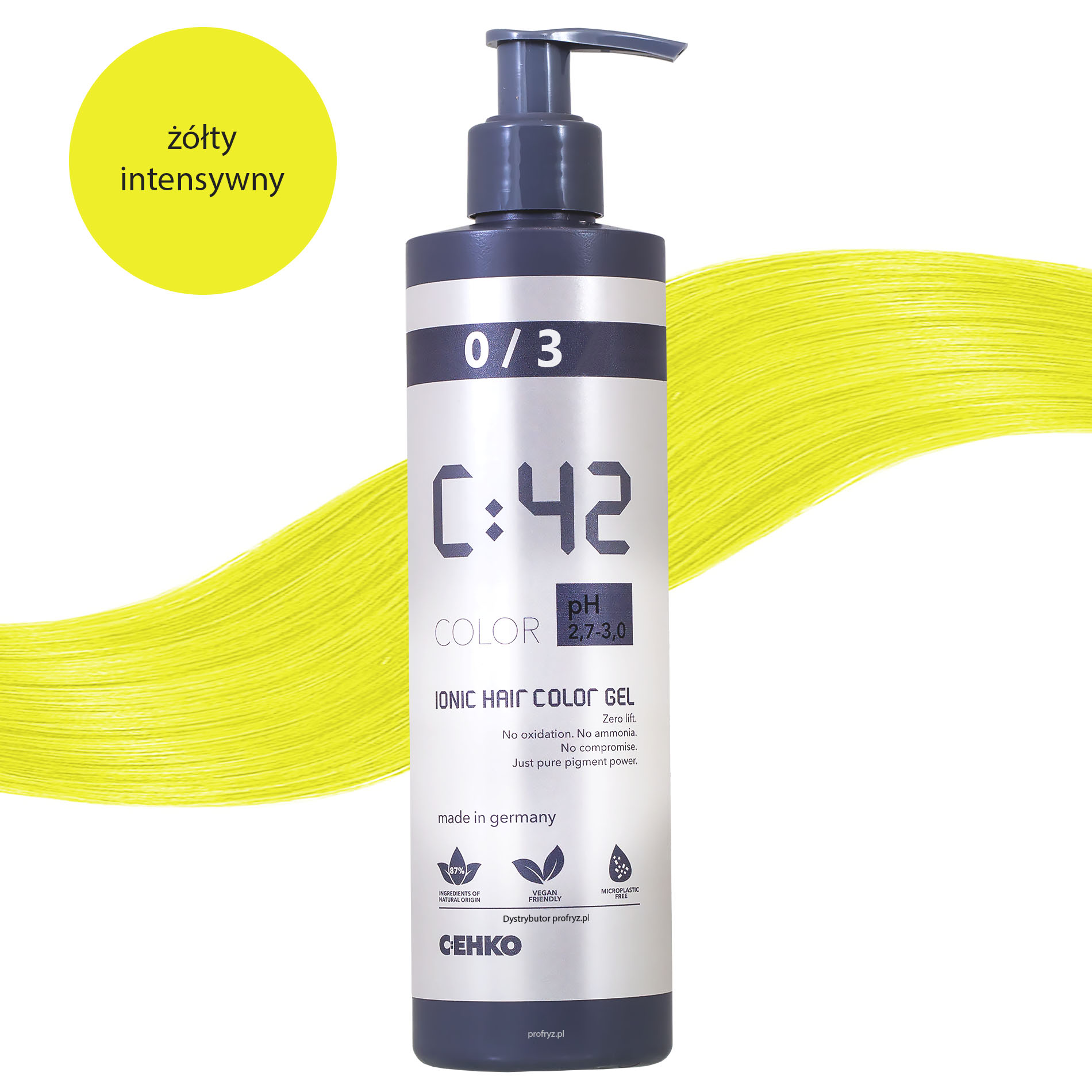 Farba w żelu Cehko 0 3 yellow żółty Farba w żelu Cehko 0 3 yellow żółty