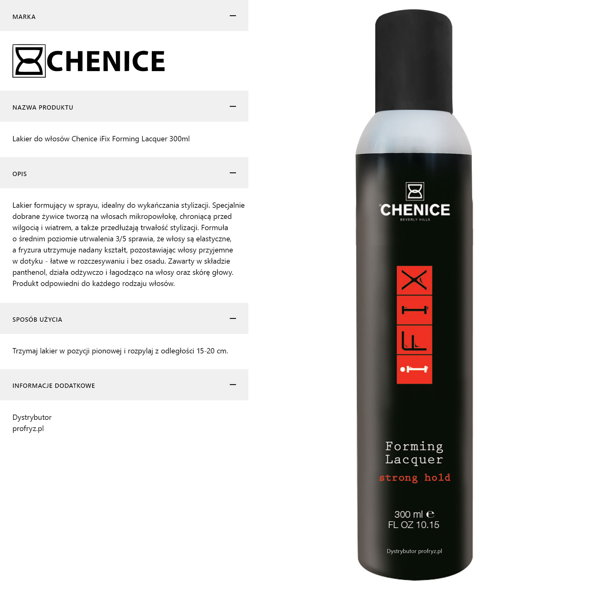 Lakier Chenice iFix Forming Lacquer